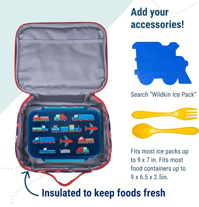 Wildkin Kids Insulated Lunch Box – Durable and Reusable - Image 5