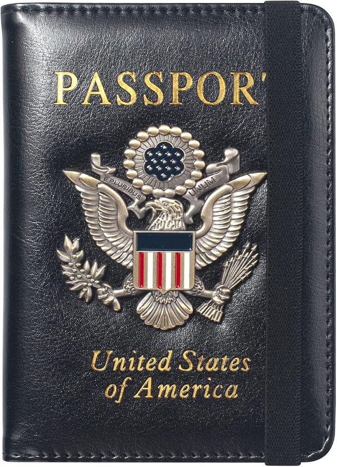 Passport Holder for Travel Passport Cover for Men Passport Wallet Case by Familiescancome