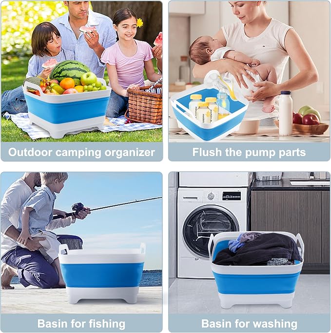 2.4 Gal Collapsible Dish Basin - Image 7