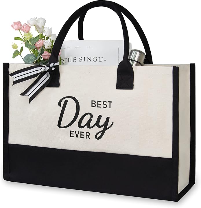 TOPDesign Canvas Tote Bag, Bridal Shower Gifts by TOPDesign