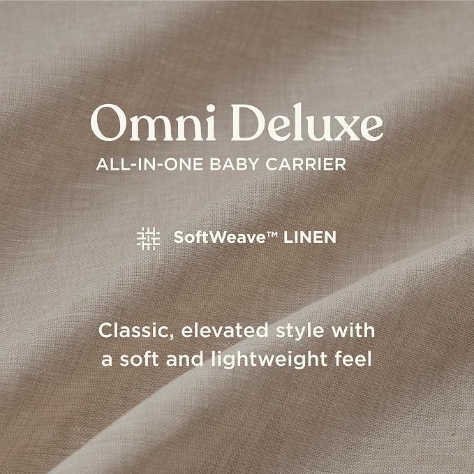 Ergobaby Omni Deluxe Baby Carrier Newborn to Toddler - Image 6