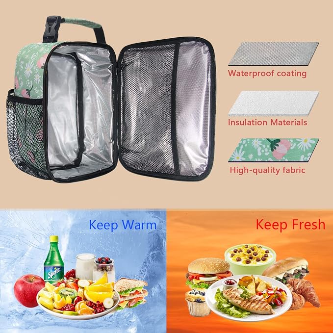 Hap Tim Insulated Lunch Bag Women, Reusable Lunch Box - Image 5