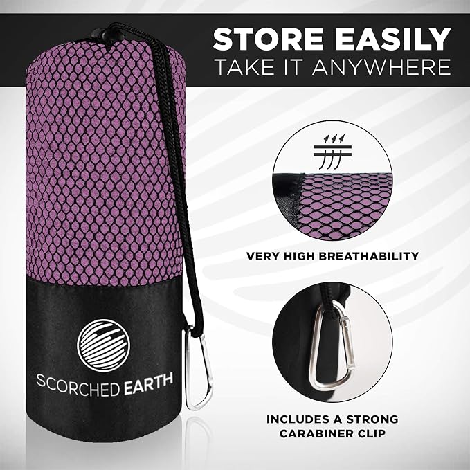 ScorchedEarth Microfiber Travel & Sports Towel Set - Image 3