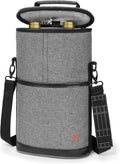 ALLCAMP 2 Bottle Wine Tote Carrier by ALLCAMPOUTDOORGEAR