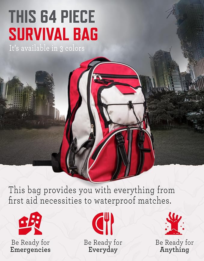 ReadyWise Emergency Survival Gear – Tactical Military Backpack, Camping - Image 2