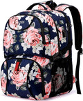 HILUSEN Lunch Cooler Backpack for Women, Extra Large 17 inch Travel Laptop by HILUSEN
