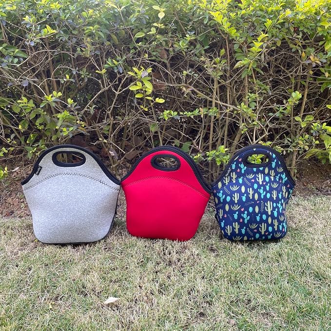FlowFly Neoprene kids Lunch box Insulated Soft Bag Mini Cooler Thermal Meal - Image 9