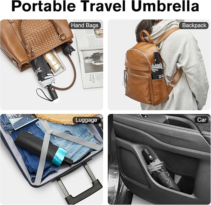 G4Free 42 Inch Eco Windproof Folding Umbrella - Image 9