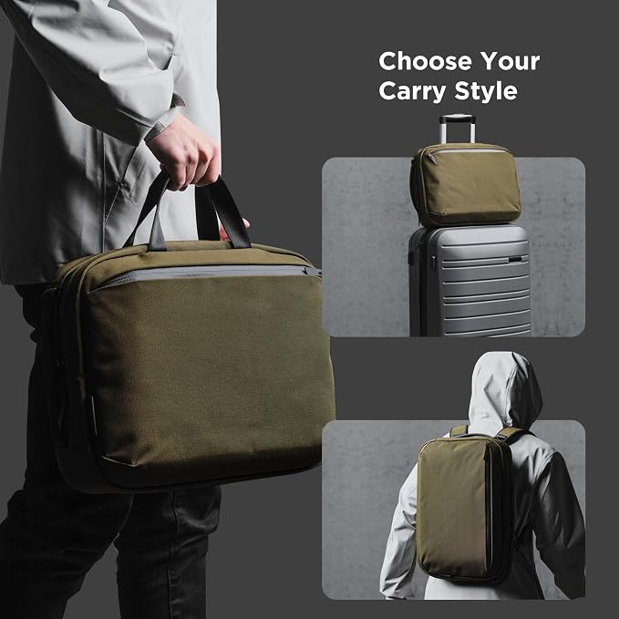 ALPAKA Elements Tech Brief Pro 12L -3-in-1 Recycled Fabric Laptop Briefcase - Image 6