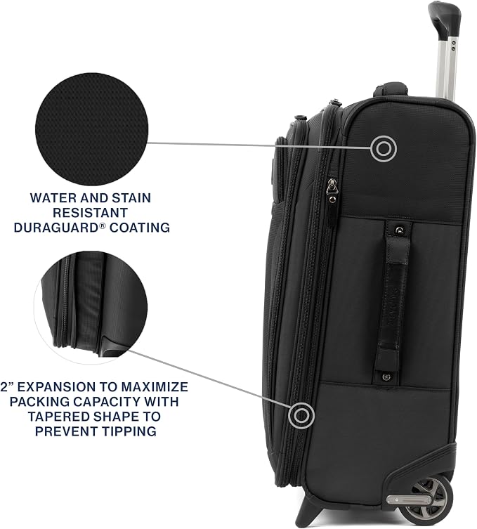 Travelpro Tourlite Softside Expandable Upright 2 Wheel Luggage, Lightweight - Image 6