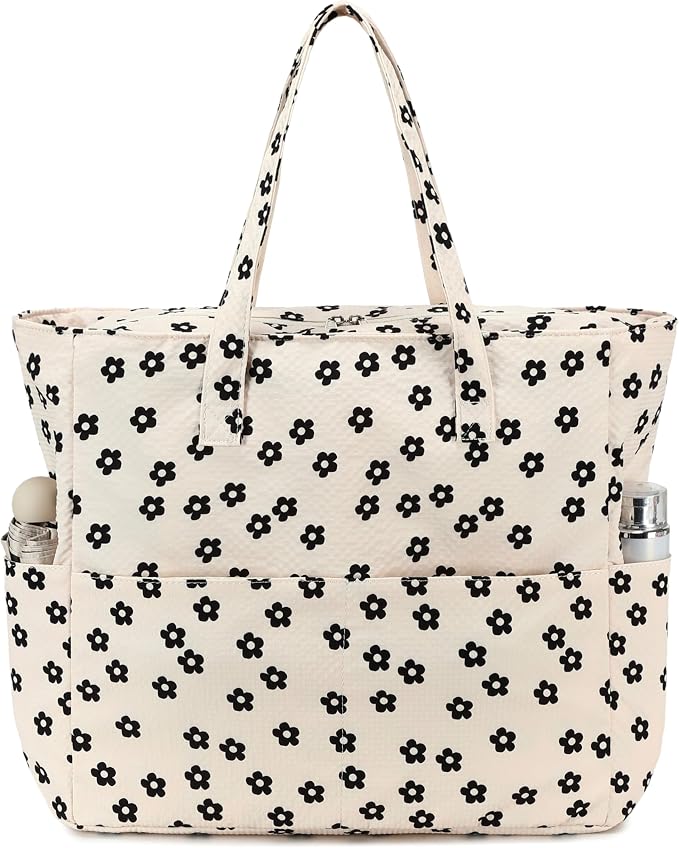 LEDAOU Beach Bag Waterproof Sandproof Women Tote Bag Pool Bag - Image 8