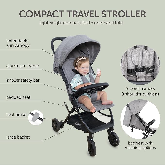 Lightweight Travel Stroller for Baby & Toddlers - Image 2