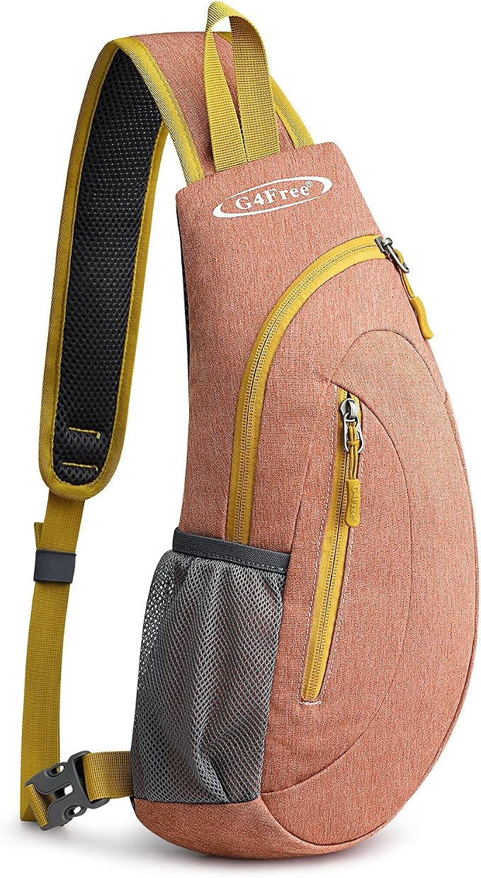 G4Free Sling Bag for Men Women, Small Crossbody Backpack Lightweight Chest by G4Free