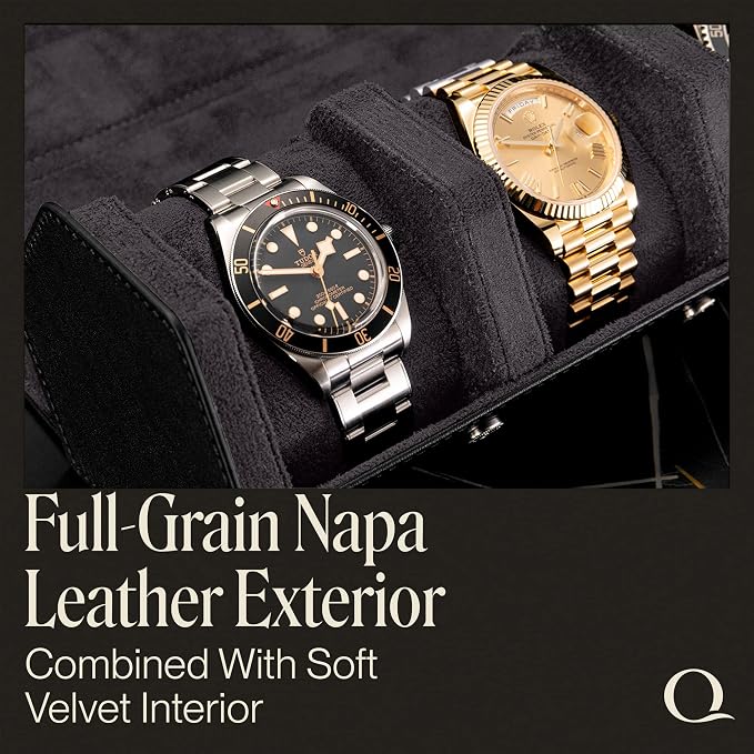 Napa Leather Watch Rolls for Men - Image 6