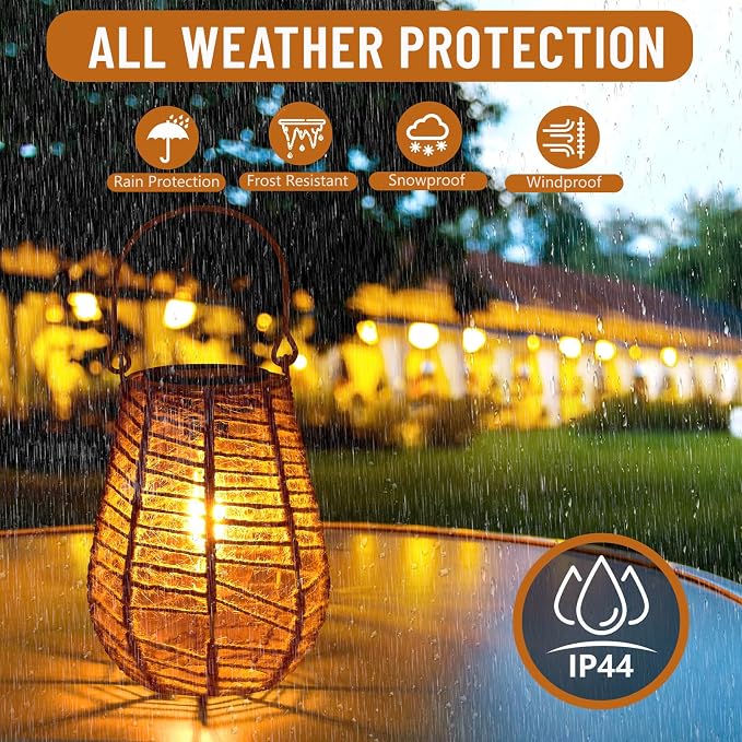 HPC Decor 2 PK Solar Lanterns - Image 3