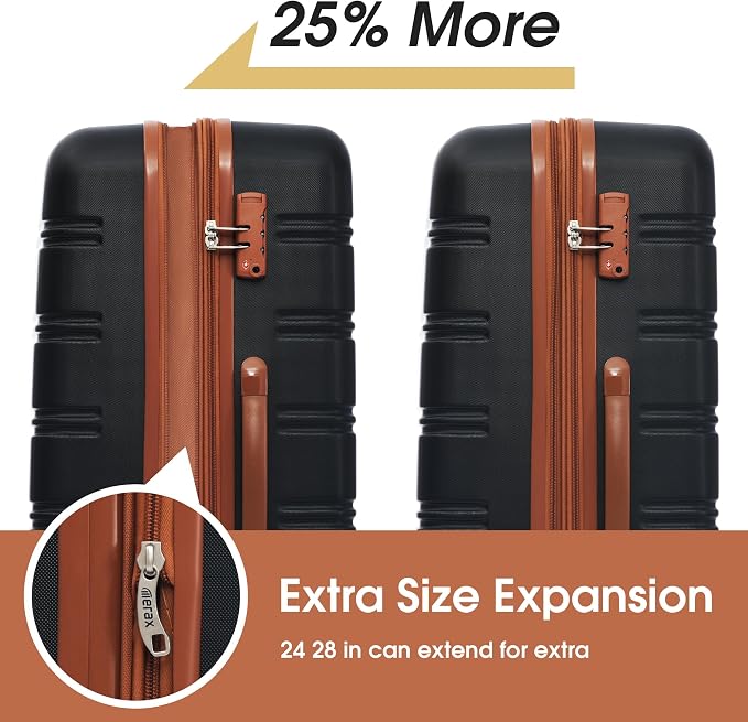 Merax Luggage sets of 13 Piece 16 20 24 28 IN Carry on Luggage sets 4 piece - Image 6