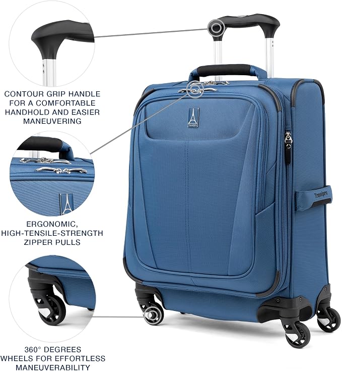 Travelpro Maxlite 5 Softside Expandable Carry-On Luggage - Image 3