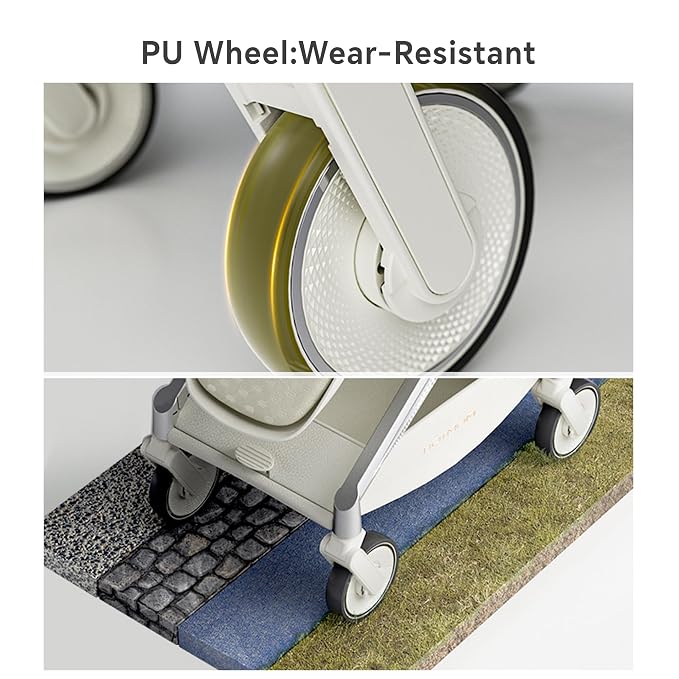 Hot Mom Lightweight Baby Stroller, Intelligent Seat Reversing and Anti-Shock - Image 3