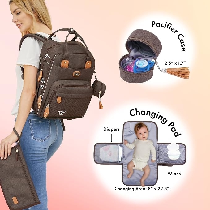 Dikaslon Diaper Bag Backpack - Image 2