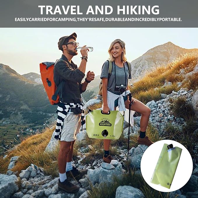 Collapsible 8L Water Storage Bag, BPA-Free Portable Folding Water Jug - Image 7