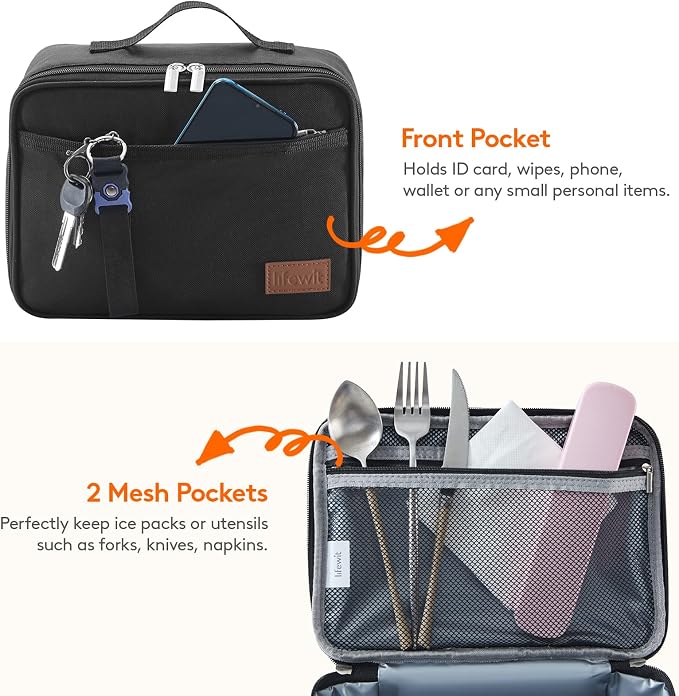Lifewit Freezable Lunch Box, Insulated Reusable Lunch Bag - Image 5
