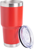 NORDAY | Tumbler with Lid - 30oz - Red Insulated Tumbler - Stainless Steel by Norday