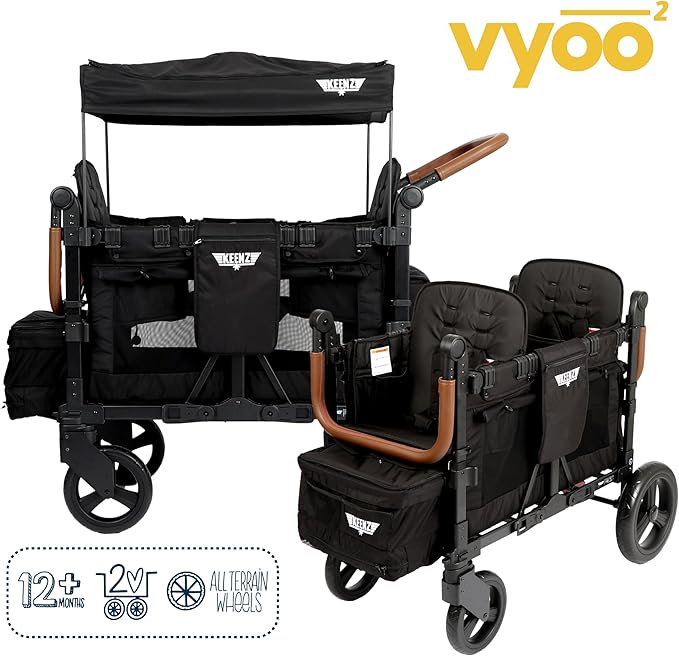 Keenz VYOO Stroller Wagon with Canopy - Image 2