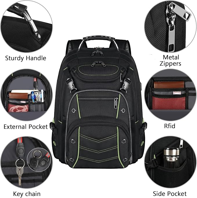 VECKUSON 18.4 Inch Laptop Backpack - Image 3