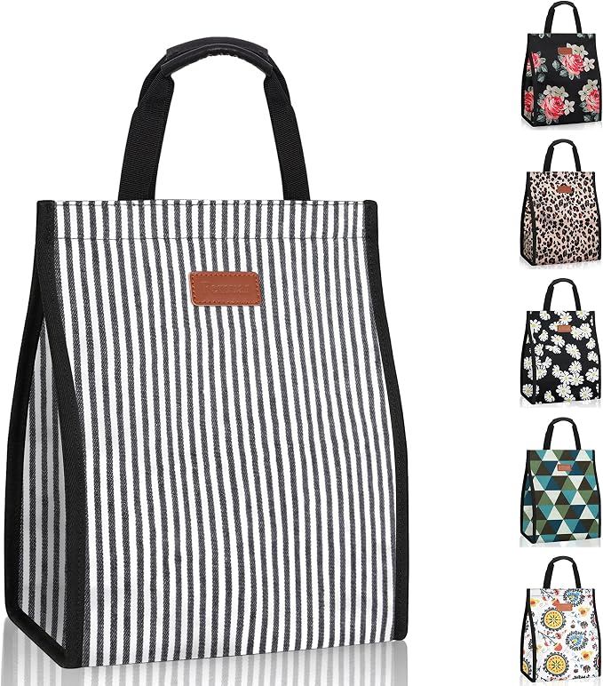 Lunch Bags for Women Insulated Reusable Lunch Tote by GuangzhouTailinTechnologyCo