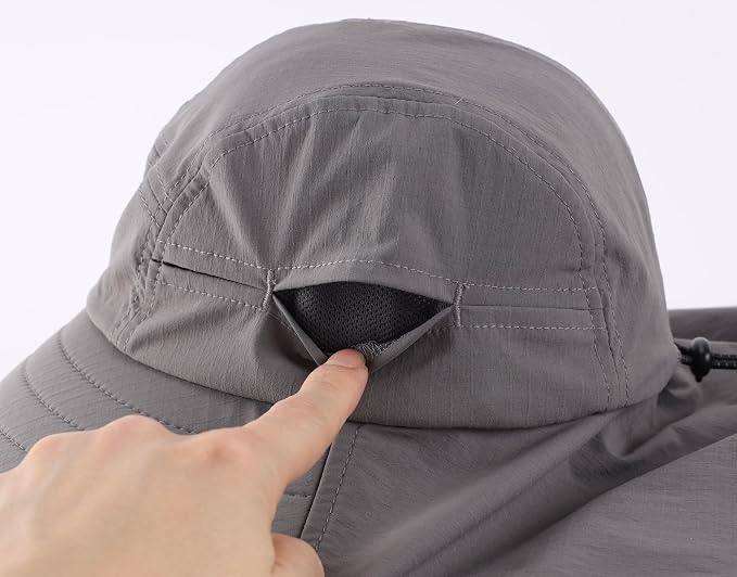 Home Prefer UPF 80+ Sun Hat for Men Women Wide Brim Sun Hat - Image 8