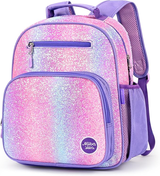 mibasies Girls Backpack 5-8: Glitter Kids Backpacks - Image 5