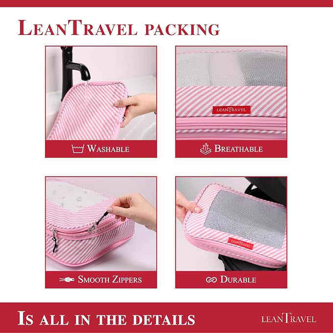 Compression Packing Cubes for Travel Organizers - Image 9
