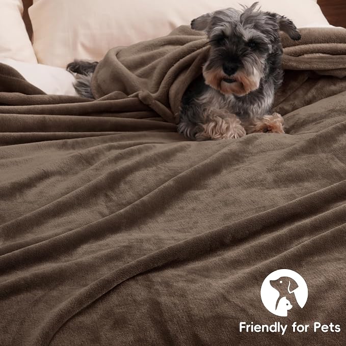 PHF Ultra Soft Fleece Blanket Queen Size, No Shed No Pilling Luxury Plush Cozy - Image 5