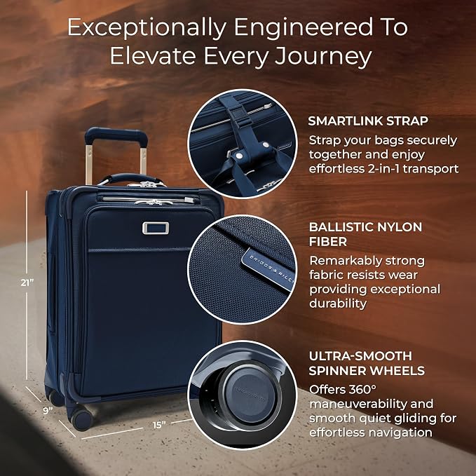 Briggs & Riley Global 21" Carry On Expandable Spinner - Image 2