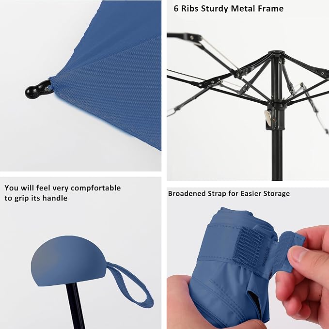 BAODINI Travel Mini Umbrella for Purse - Image 4