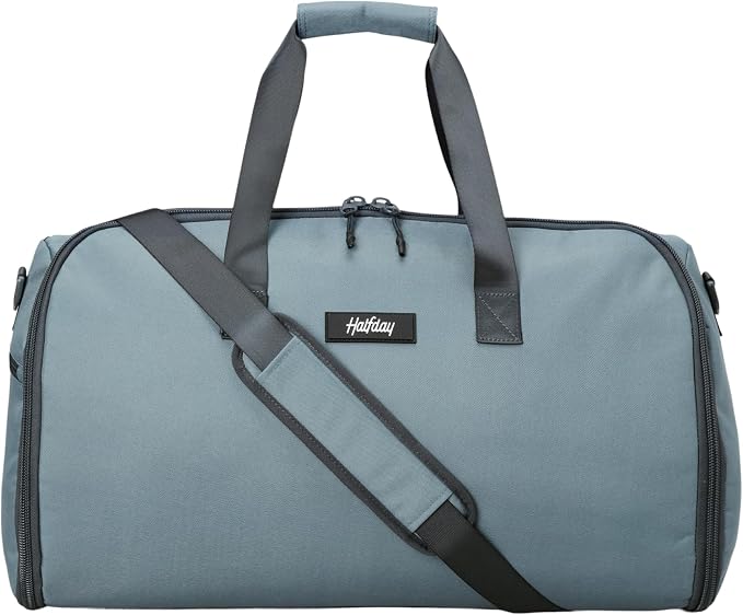 Halfday Convertible 2-in-1 Garment Duffel Weekender Bag 40L | Wrinkle-Free by HalfdayTravel