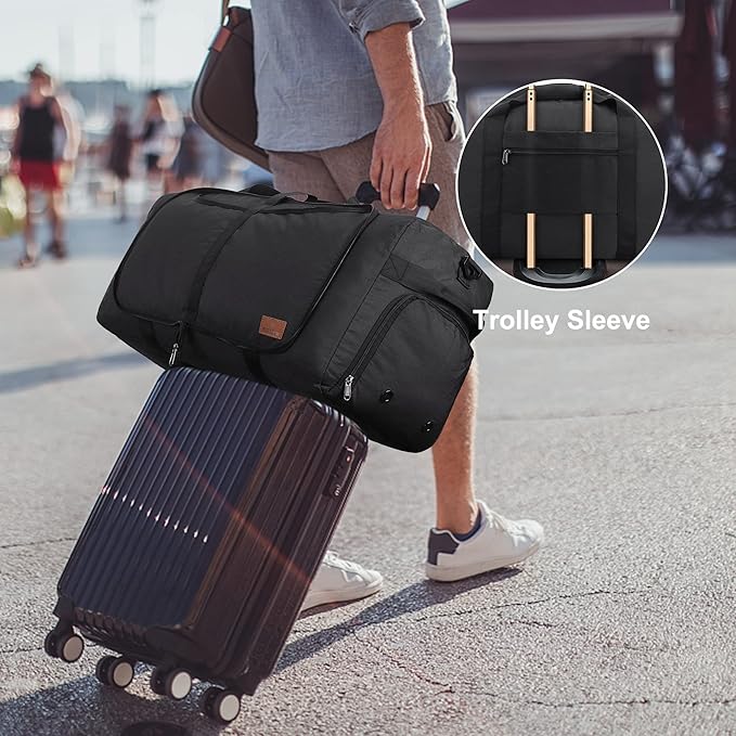 120L Duffle Bag for Travel, Large Foldable Waterproof Travel Duffel Bags - Image 6