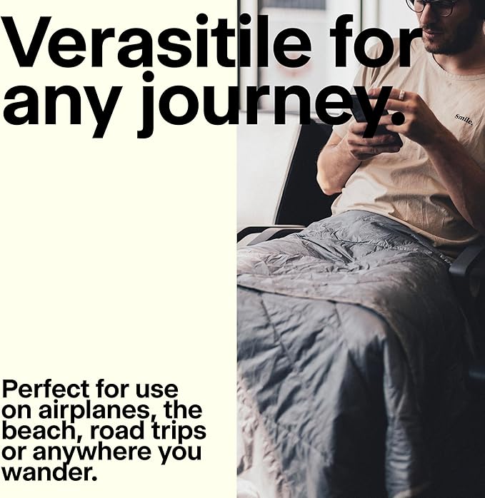 Gravel Layover Travel Blanket – Ultra-Light, Compact Down Alternative - Image 7