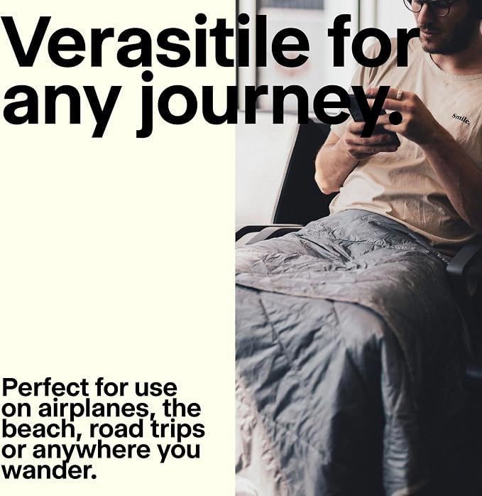 Gravel Layover Blanket – Compact, Warm Down Alternative - Image 6