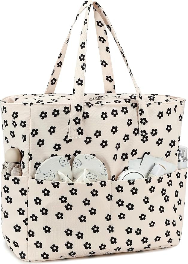 LEDAOU Beach Bag Waterproof Sandproof Women Tote Bag Pool Bag - Image 9