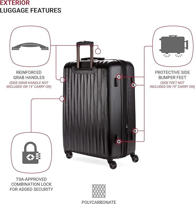 SwissGear 7272 Energie Expandable Hardside Trunk Luggage - Image 3