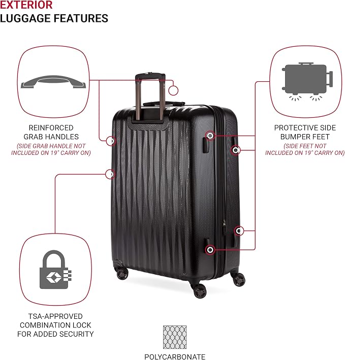 SwissGear 7272 Energie Expandable Hardside Luggage - Image 3