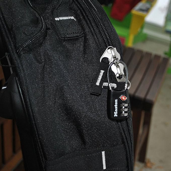Master Lock 4688D Accepted Set Your Own Combination TSA Approved Luggage Lock - Image 2