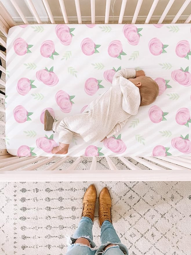 TotAha Premium Stretchy Crib Sheets-Hypoallergenic, Silky Comfort, Buttery Soft - Image 5