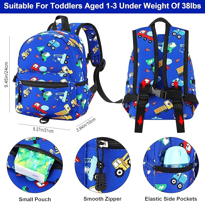 Accmor Toddler Backpack with Leash, Cute Kids Backpacks with Anti Lost Wrist - Image 2