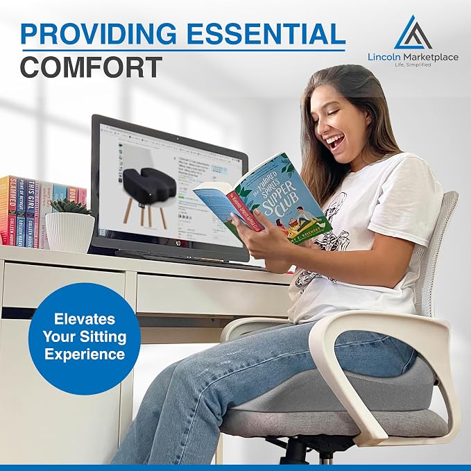 Extra-Dense Memory Foam Seat Cushion – Ergonomic Design - Image 5