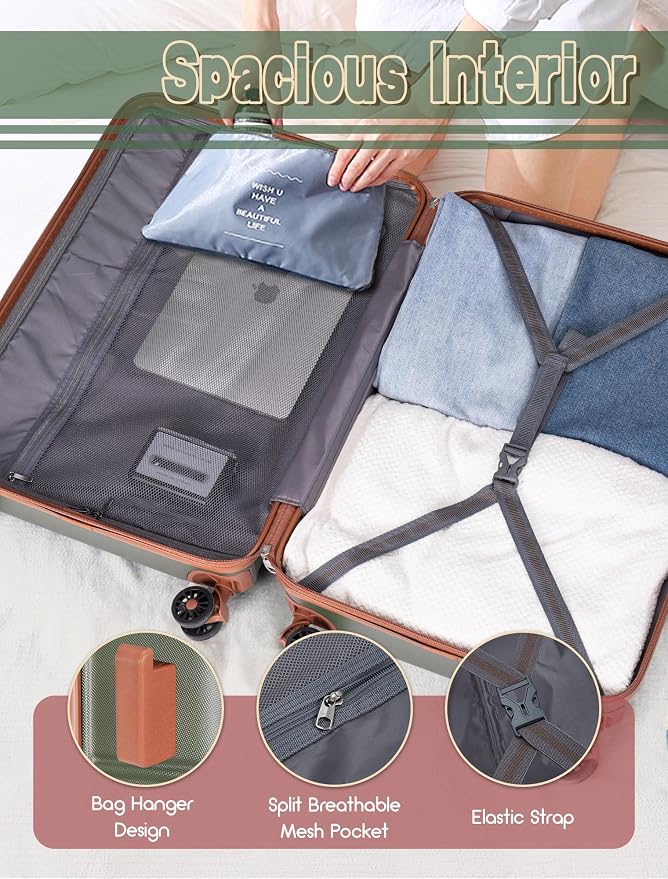Luggage Sets 5 Piece, Suitcases - Image 5