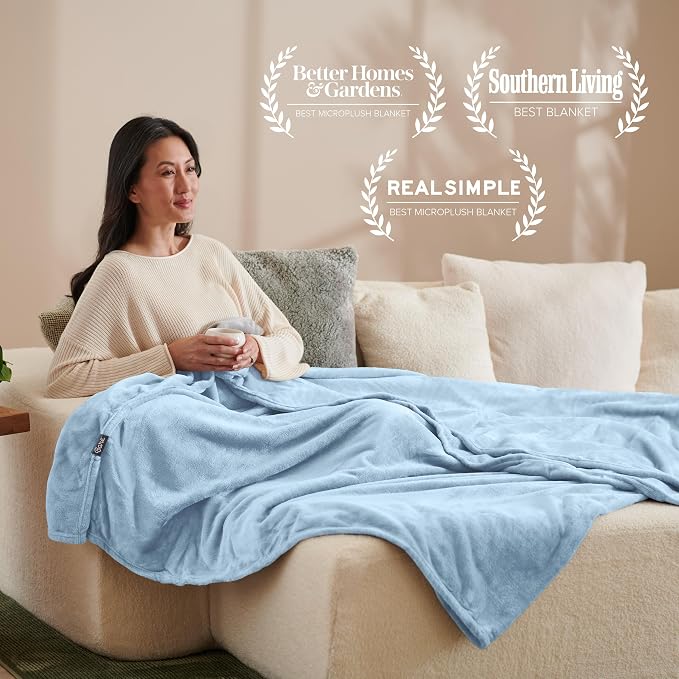 Bare Home Fleece Blanket - Image 5