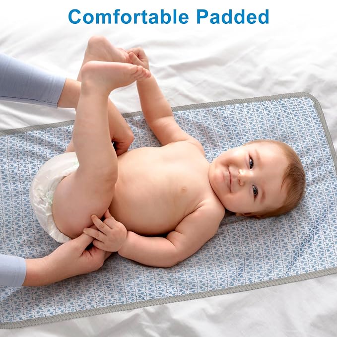 Accmor Portable Diaper Changing Pad, Waterproof Baby Changing Mat, Foldable - Image 3