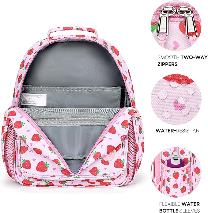 mibasies Girls Backpack 5-8: Lightweight Kids Backpacks - Image 3